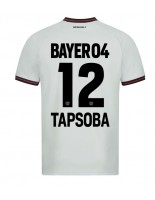 Bayer Leverkusen Edmond Tapsoba #12 Vieraspaita 2023-24 Lyhythihainen